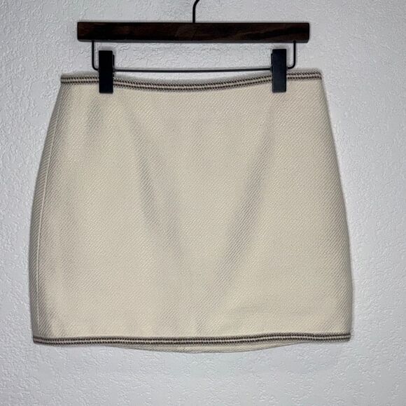 NWT Veronica Beard OHEMIA SKIRT Ivory Size 10 Revolve - Picture 2 of 13